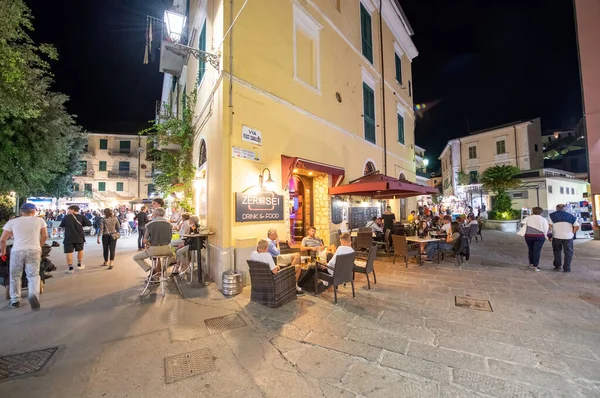 Île Elba Italie Septembre 2019 Rue Porto Azzurro Avec Des — Photo