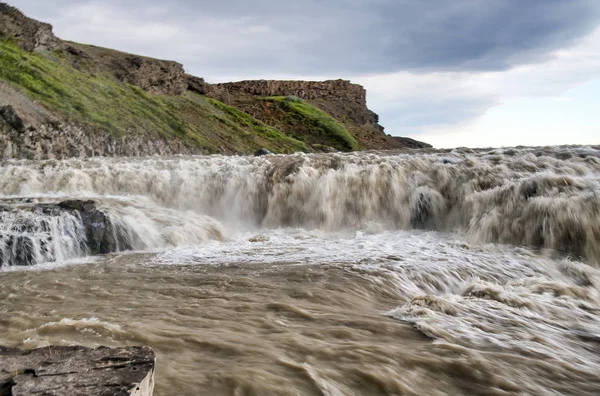 Reserva Natural Gullfoss Verano Islandia — Foto de Stock