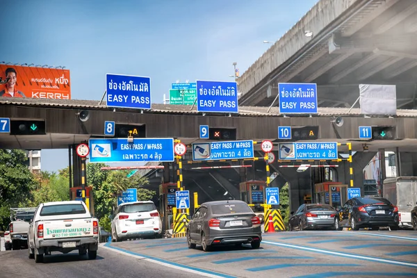 Bangkok December 2019 Verkeer Stad — Stockfoto