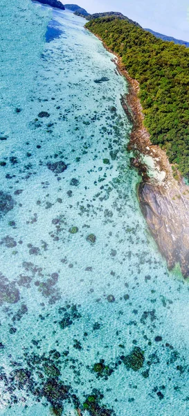 Increíble Vista Aérea Las Islas Surin Desde Dron Día Soleado —  Fotos de Stock
