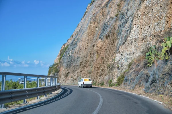 Carretera Través Isla Elba Italia — Foto de Stock