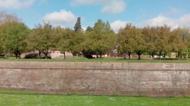 Lucca Duvarların Ötesinde, İtalya 'nın hava görüntüleri