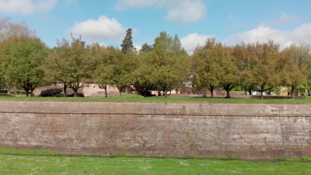 Images Aériennes Lucca Walls Italie — Video