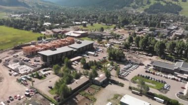 Jackson Hole 'un hava panoramik görüntüleri