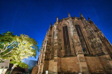 Nurnberg, Almanya 'nın ortaçağ binaları.