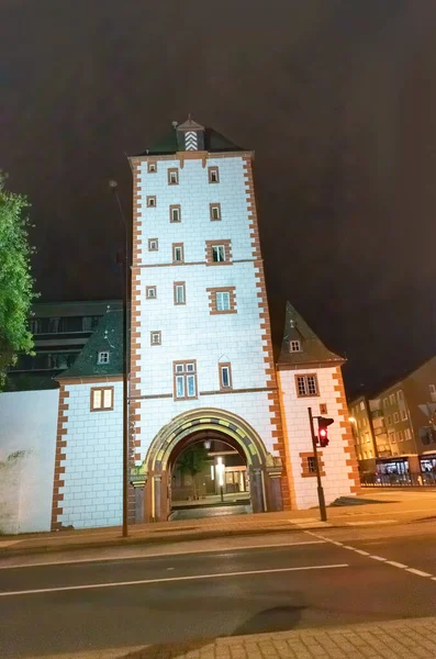Almanya Ortaçağ Kasabasının Antik Binaları — Stok fotoğraf
