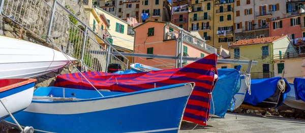 Underbart Landskap Och Våren Färger Cinque Terre Italien — Stockfoto