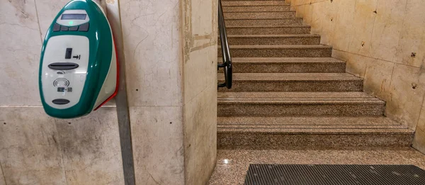 Ticket Validator Machine Italian Train Station — Stock Photo, Image