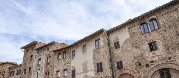 Средневековый Город Сан Джиминьяно Италия — стоковое фото