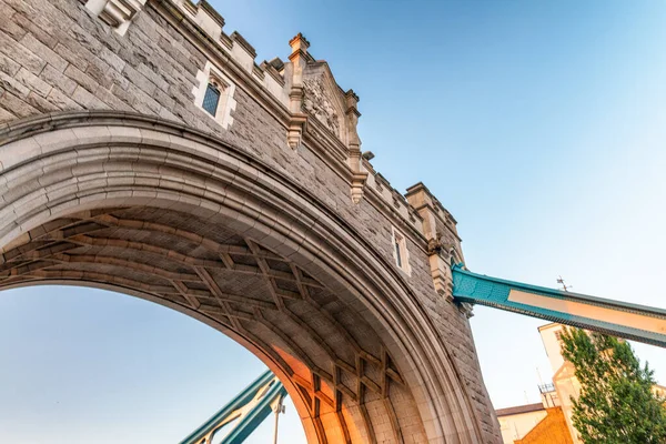 Majesty Tower Bridge Στο Λονδίνο Ηνωμένο Βασίλειο — Φωτογραφία Αρχείου