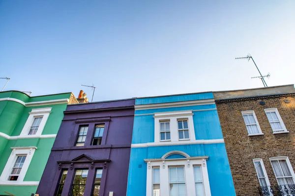 Colorful Buildings Notting Hill London — Stock Photo, Image