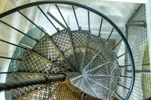 Escalera Circular Forma Metal — Foto de Stock