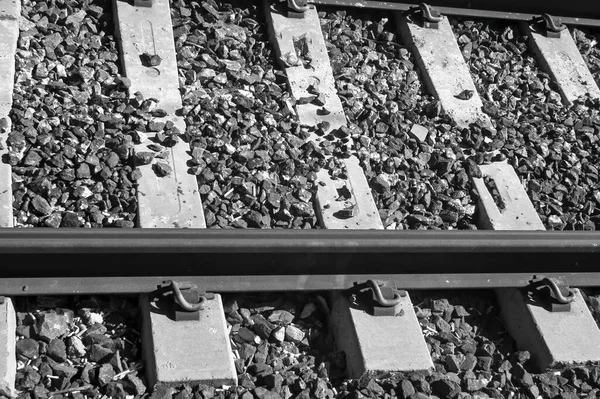 Tor Kolejowy Włoszech Widok Podczerwień — Zdjęcie stockowe