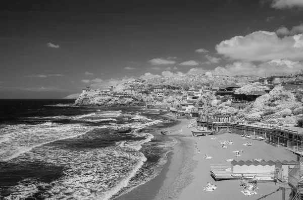 Infrarot Ansicht Von Castiglioncello Berühmte Stadt Der Toskanischen Küste Italien — Stockfoto