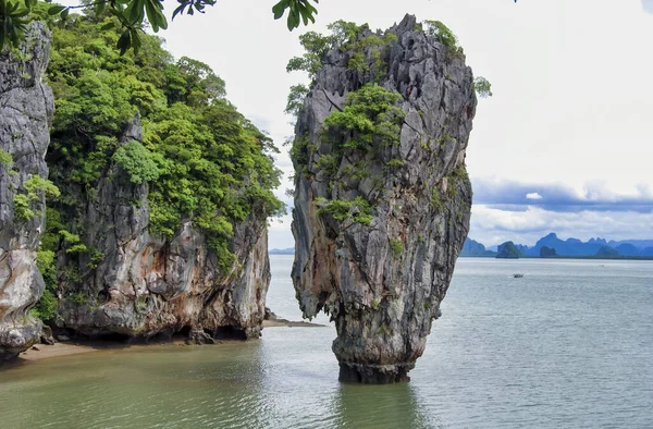 Famosa Isla James Bond Cerca Phuket Tailandia — Foto de Stock