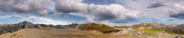 Landmannalaugar Paisagem Islândia Lindas Montanhas Temporada Verão — Fotografia de Stock