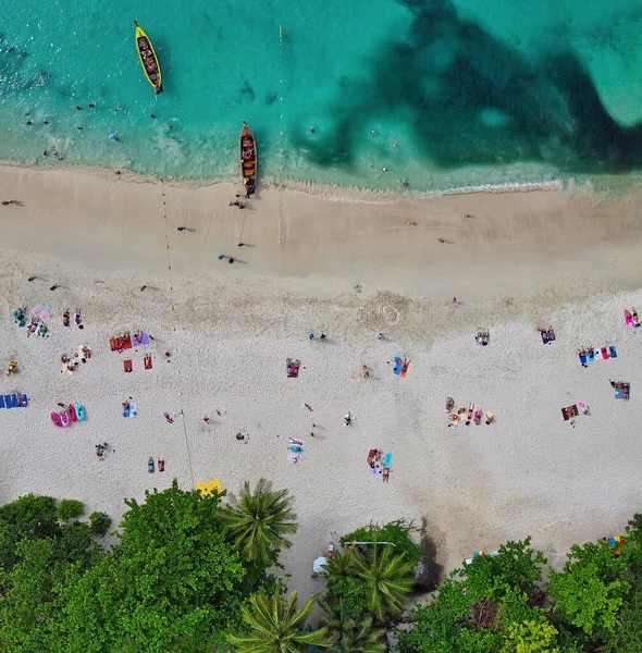 Luftaufnahme Des Schönen Freedom Beach Phuket Thailand — Stockfoto