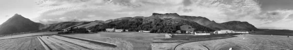 Панорамный Вид Пейзаж Скогара Летний Сезон Исландия — стоковое фото