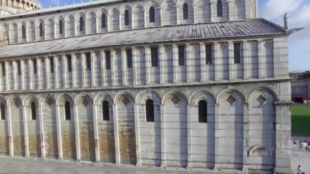イタリアのピサ大聖堂の空撮 — ストック動画