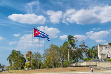 Küba, Santa Clara 'daki Plaza de Revolucion ve Che Guevara Anıtı