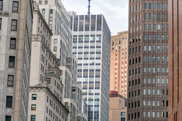 Skyskrapor Från New York City Vacker Konsistens Affärsidé — Stockfoto