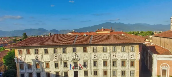 Knights Square Aerial View Drone Pisa Tuscany Italy — Stock Photo, Image