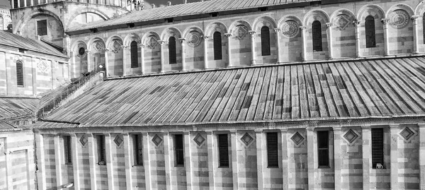 意大利比萨城市大教堂的空中景观 无人机的细节 — 图库照片