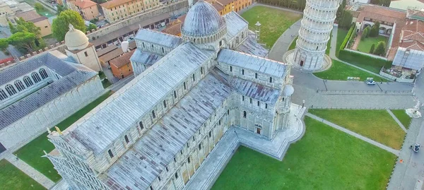 Plein Der Wonderen Pisa Toscane Uitzicht Vanuit Lucht Een Prachtige — Stockfoto