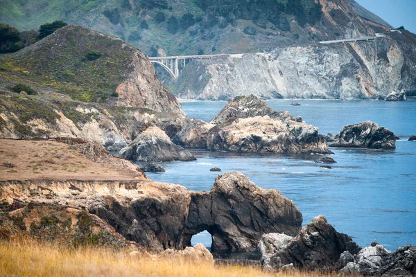 Fantastisk Big Sur Kustlinje Kalifornien Sommarsäsong Usa — Stockfoto