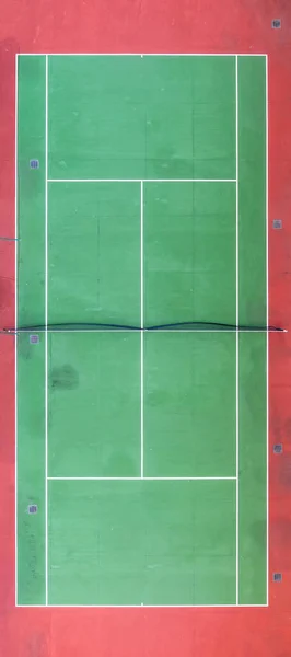 Zicht Vanuit Lucht Tennisbaan — Stockfoto
