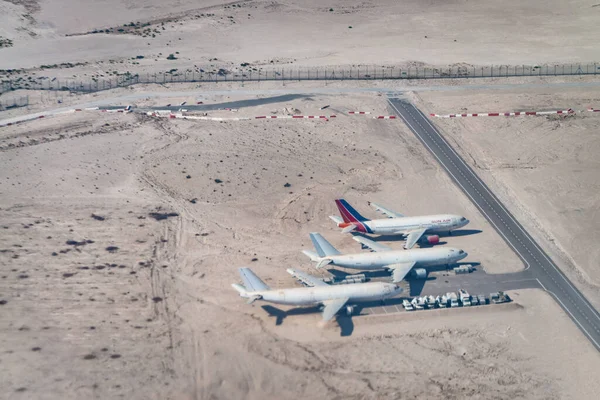 Abu Dhabi Emirados Árabes Unidos Septembro 3Rd 2017 Vista Aérea — Fotografia de Stock