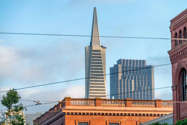 Budovy San Franciska Slunečného Letního Dne Kalifornie — Stock fotografie