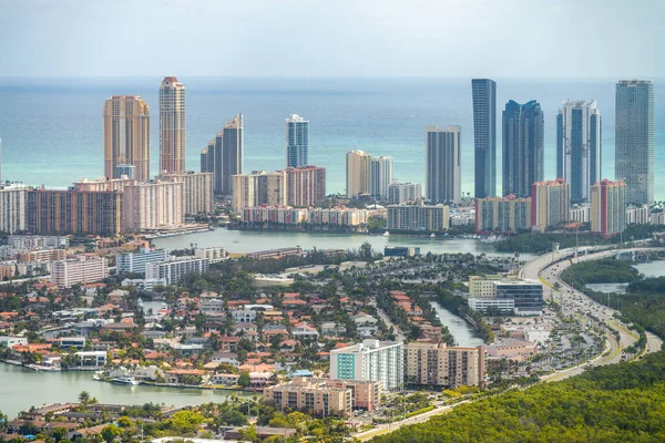 Miami Beach Oleta River State Park Florida Luchtzicht — Stockfoto