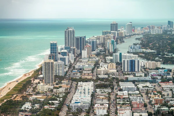 Sunny Isles Beach Collins Avenue Och Miami Beach Skyskrapor Florida — Stockfoto