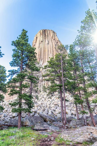 Devils Tower Natural Landscape Wyoming United States — Stock Photo, Image