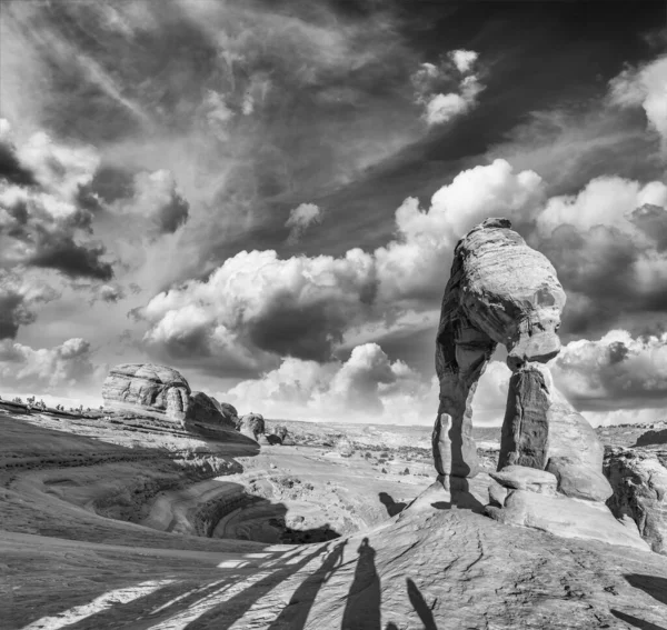 Surrounding Landscape Delicate Arch Arches National Park Usa — Stock Photo, Image