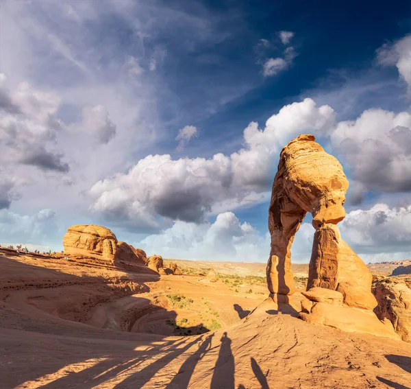 Surrounding Landscape Delicate Arch Arches National Park Usa — Stock Photo, Image