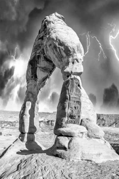 Delikat Arch Underbar Sommardag Arches National Park Usa — Stockfoto