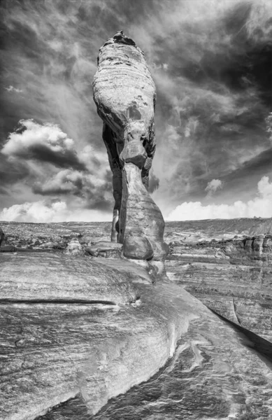 Arco Delicado Dia Maravilhoso Verão Arches National Park Eua — Fotografia de Stock