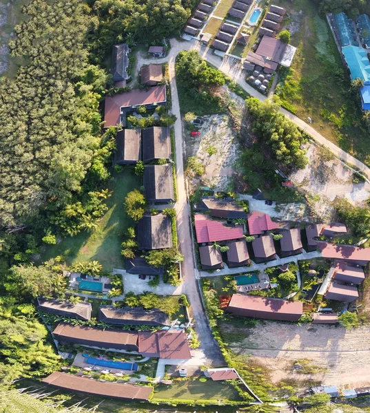 Luftaufnahme Der Landschaft Und Des Waldes Von Nang Thailand — Stockfoto
