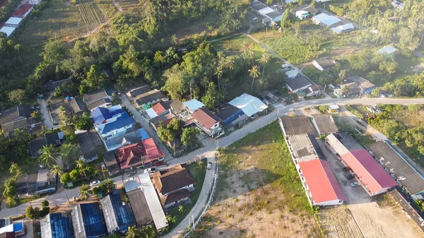 Krabi Und Nang Schöne Landschaft Morgen Thailand Luftaufnahme — Stockfoto