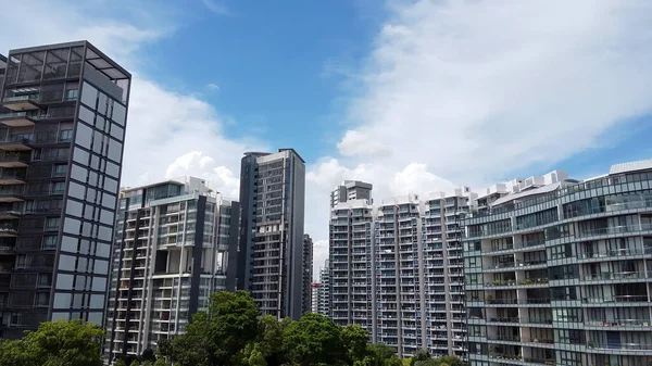 Luchtfoto Van Emerald Hill Gebied Singapore — Stockfoto