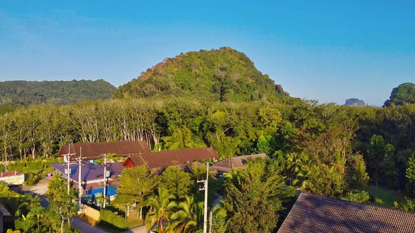 Panorama Luftaufnahme Der Landschaft Von Nang Thailand Provinz Krabi — Stockfoto