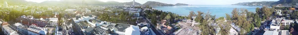 Phuket Thailand December 2019 Panoramic Air View City Skyline Beach — стокове фото