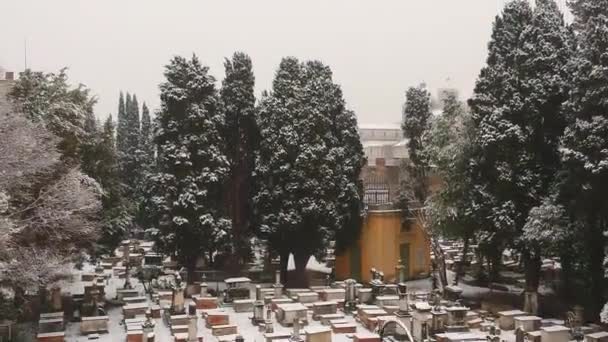 Luchtfoto Beelden Van Pisa Miracles Square Begraafplaats Italië — Stockvideo