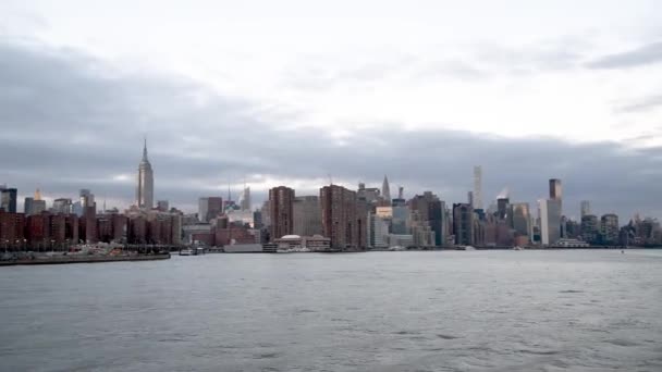 Footage Downtown Manhattan New York City — Stock Video