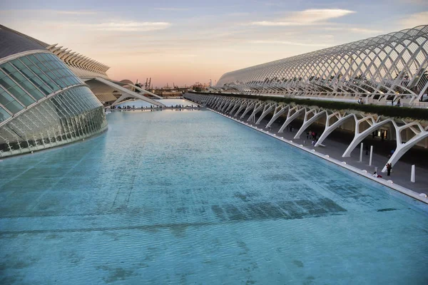 Valencia Spanien März 2007 Moderne Stadtarchitektur Einem Schönen Sonnigen Tag — Stockfoto