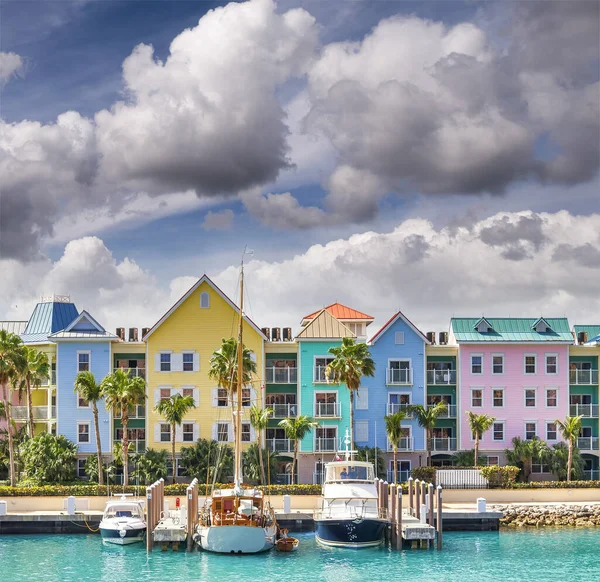 Sunset View Beautiful Nassau Colorful Skyline Bahamas — Stock Photo, Image