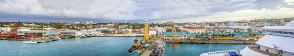 Prachtig Panoramisch Uitzicht Skyline Van Nassau Bahama — Stockfoto