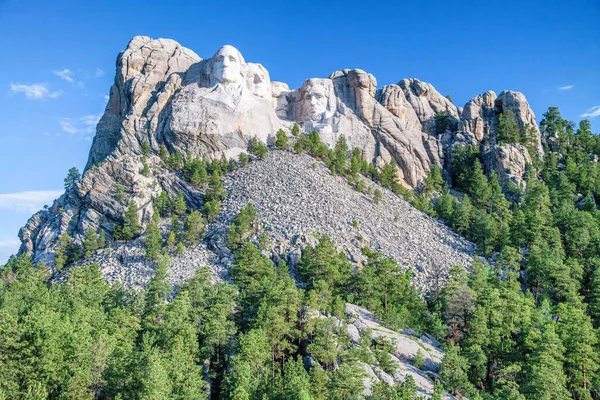 Mount Rushmore Einem Sonnigen Tag Usa — Stockfoto